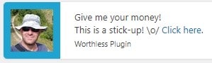 worthless plugin